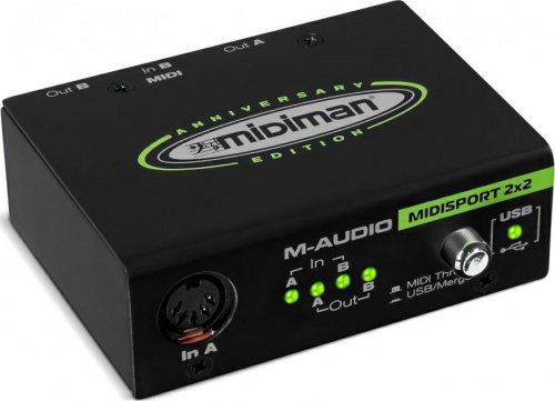 Аудиоинтерфейс M-Audio MidiSport 2X2 - JCS.UA фото 3