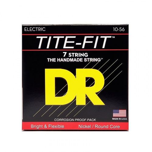 Струны DR STRINGS MT7-10 TITE-FIT ELECTRIC - MEDIUM 7 STRING (10-56) - JCS.UA