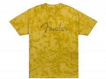 Футболка FENDER T-SHIRT SPAGHETTI LOGO TIE-DYE MUSTARD L - JCS.UA