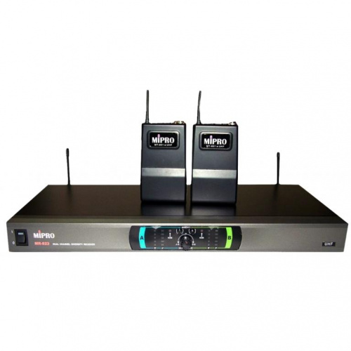Радиосистема Mipro MR-823D/MT-801*2 (800.425 MHz/816.350 MHz) - JCS.UA