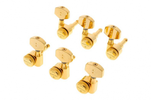 Колки для электрогитары GRAPH TECH PRL-8311-G0 Electric Locking 3+3 Contemporary Gold 2 Pin - JCS.UA