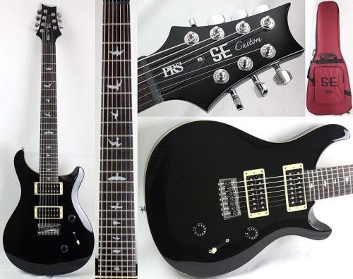 Электрогитара PRS SE CUSTOM 24 7-String (Black) - JCS.UA фото 3