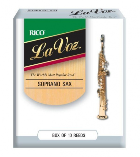 Тростини для сопрано саксофона RICO La Voz - Soprano Sax Medium Hard - 10 Pack - JCS.UA