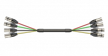Готовый 4-канальный соединительный кабель Roxtone MUC400L6 - JCS.UA