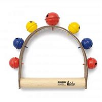 Тамбурин Rohema Leather Handbell 6+1 color bells - JCS.UA