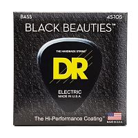 Струни DR STRINGS BKB-45 BLACK BEAUTIES BASS - MEDIUM (45-105) - JCS.UA