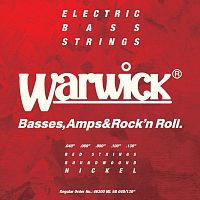 Струны WARWICK 46300 RED Nickel Plated Medium Light 5-String (40-130) - JCS.UA