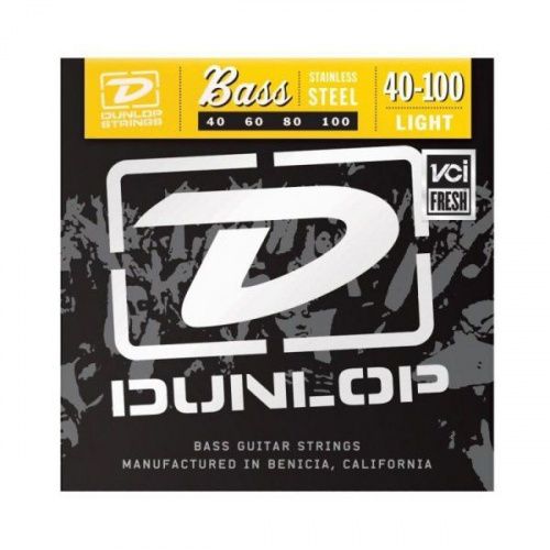 Струни для бас-гітари Dunlop DBS40100 Stainless Steel Light - JCS.UA