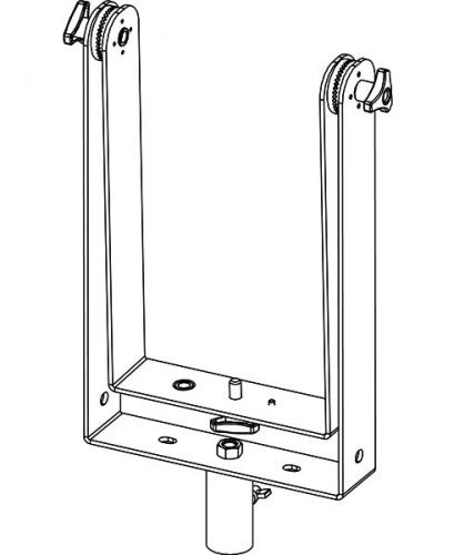 Вертикальний кронштейн dB Technologies VB-2X6 white - JCS.UA