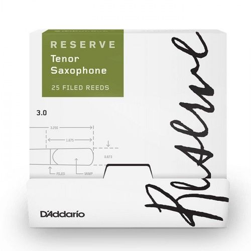 Трости для тенор саксофона D'ADDARIO DKR0130-B25 Reserve - Tenor Sax #3.0 - 25 Pack - JCS.UA