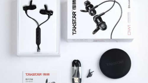 Навушники Takstar DW1-BLACK In-ear Bluetooth Sport Headphone - JCS.UA фото 3