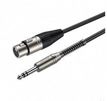 Готовый микрофонный кабель Roxtone SMXJ220L1, 2x0.22 кв.мм, вн.диаметр 6 мм, 1м - JCS.UA