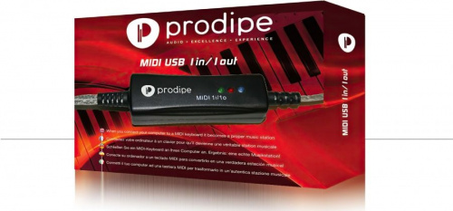 MIDI інтерфейс Prodipe MIDI USB 1in/1out - JCS.UA фото 2