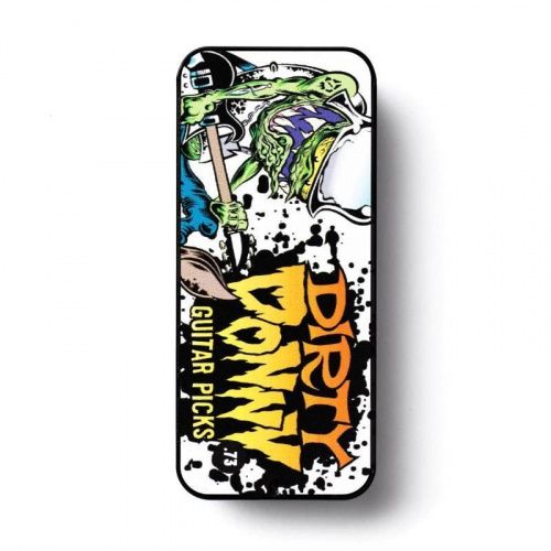 Медіатори DUNLOP BL111T1.0 DIRTY DONNY 1 BLACKLINE ART PICKS TIN 1.0MM - JCS.UA фото 3