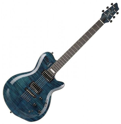 Електрогітара Godin 022 922 - LGX-SA (S) Transparent Blue Flame AA - JCS.UA фото 2
