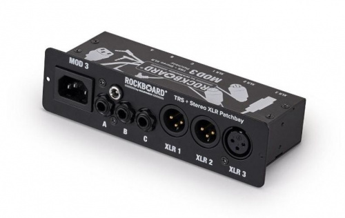 Патч панель для педалборда ROCKBOARD RBO B MOD 3 V2 All-in-One TRS & XLR Patchbay for Vocalists & Acoustic Players - JCS.UA