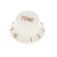 Ручка для потенциометра PAXPHIL KPT15 STRAT TONE KNOB (WHITE) - JCS.UA