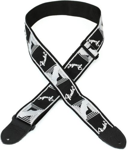 Ремень гитарный FENDER STRAP 2 MONOGRAMMED BLACK/LIGHT GREY/DARK GREY - JCS.UA фото 3