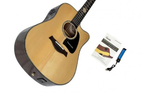 Трансакустична гітара Fiesta SPACE EQ Transacoustic з чохлом - JCS.UA фото 4