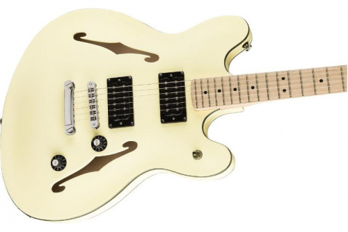 Напівакустична електрогітара SQUIER by FENDER AFFINITY SERIES STARCASTER MAPLE FINGERBOARD OLYMPIC WHITE - JCS.UA фото 3