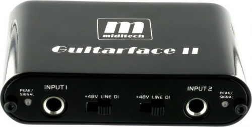 Внешняя USB звуковая карта Miditech Guitarface II - JCS.UA