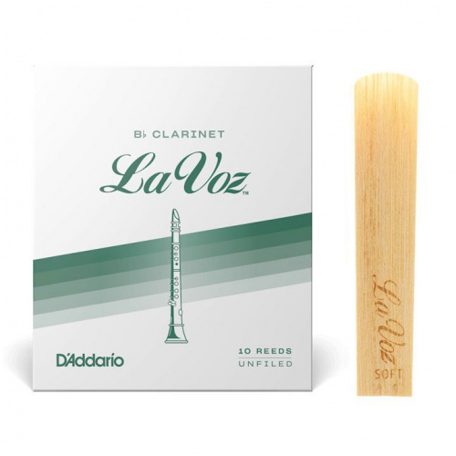 Тростина для кларнета DADDARIO La Voz - Bb Clarinet Soft (1шт) - JCS.UA