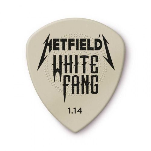 Медіатори DUNLOP PH122P1.14 HETFIELD'S WHITE FANG CUSTOM FLOW PICK 1.14 - JCS.UA