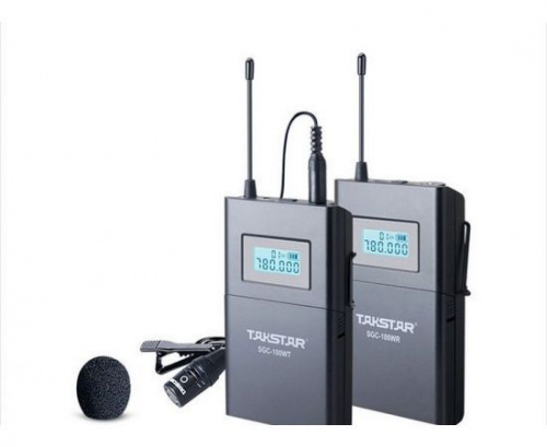 Беспроводная микрофонная система для видеозаписи Takstar SGC-100W - JCS.UA