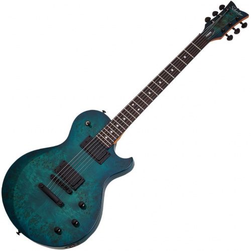 Электрогитара SCHECTER SOLO-II STANDARD Ocean Blue Burst Burl - JCS.UA фото 2