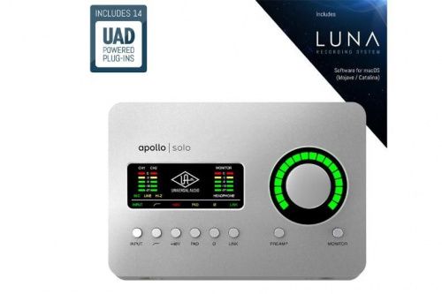 Аудиоинтерфейс UNIVERSAL AUDIO Apollo Solo Thunderbolt 3 - JCS.UA