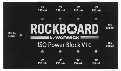 Источник питания ROCKBOARD RBO POW BLO ISO 10V2 Power Block V10 Multi Power Supply, Multi regional - JCS.UA фото 5