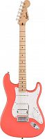 Электрогитара SQUIER BY FENDER SONIC STRATOCASTER HSS MN TAHITY CORAL - JCS.UA