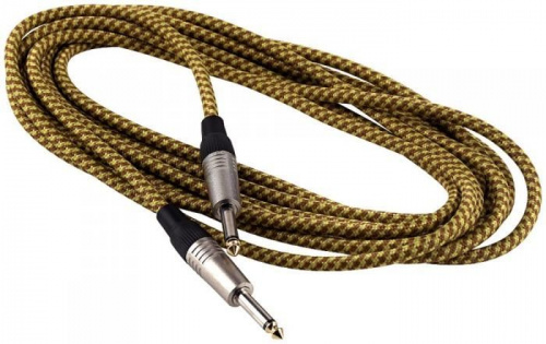 Інструментальний кабель ROCKCABLE RCL30205 TC D / Gold Instrument Cable - Vintage Tweed (5m) - JCS.UA