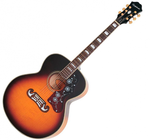 Электроакустическая гитара EPIPHONE EJ-200SCE VS/GH - JCS.UA фото 4