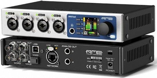 Интерфейс RME AVB Tool – AVB / MADI
