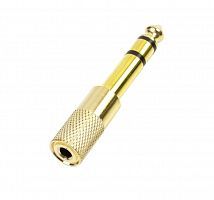 Перехідник SKY SOUND SJ-022 (6.3мм Jack F - 3.5мм Jack M) GOLD - JCS.UA Перехідник SKY SOUND SJ-022 (6.3мм Jack F - 3.5мм Jack M) GOLD - JCS.UA