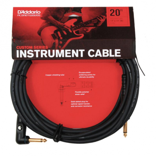 Инструментальный кабель DADDARIO PW-GRA-20 Custom Series Instrument Cable (6m) - JCS.UA фото 5
