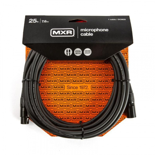 Кабель Dunlop MXR DCM25 MICROPHONE CABLE 25ft - JCS.UA