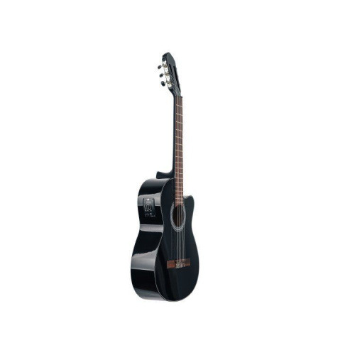 Классическая гитара со звукоснимателем VGS E-Classic Student Preamp & Cutaway (Black) - JCS.UA фото 2
