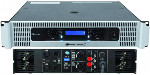 Підсилювач потужності OMNITRONIC B-2000 - JCS.UA