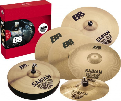 Набор барабанных тарелок Sabian B8 Pro Performance Set - JCS.UA