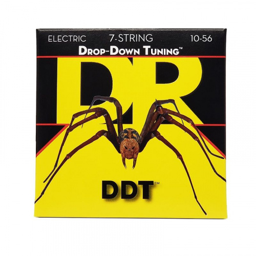 Струни DR STRINGS DDT7-10 DDT DROP DOWN TUNING ELECTRIC - MEDIUM 7 STRING (10-56) - JCS.UA