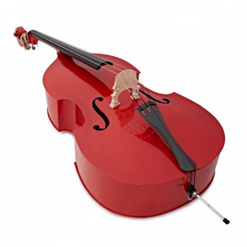 Контрабас STENTOR 1950LCRD Harlequin Rockabilly Double Bass 3/4 (Red) - JCS.UA фото 2