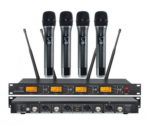 Бездротова мікрофонна система Emiter-S TA-7804 із ручними мікрофонами - JCS.UA фото 2