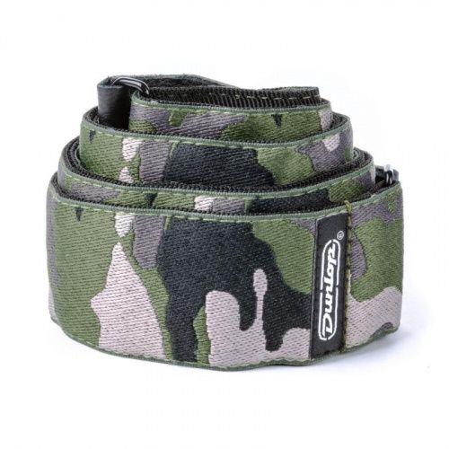 Гітарний ремінь DUNLOP D6716 JACQUARD RANGER GREEN STRAP - JCS.UA