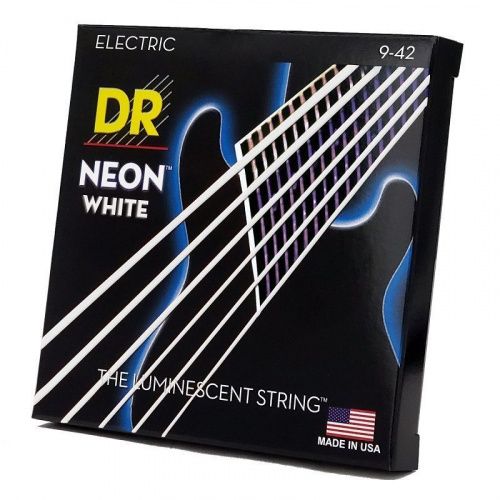 Струны DR STRINGS NWE-9 NEON WHITE ELECTRIC - LIGHT (9-42) - JCS.UA фото 2