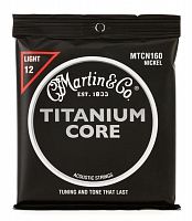 Струны MARTIN MTCN160 Titanium Core Light (12-55) - JCS.UA