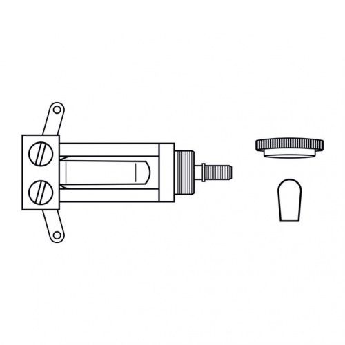 Перемикач DIMARZIO EP1101 SWITCHCRAFT TOGGLE SWITCH - STRAIGHT - JCS.UA фото 3