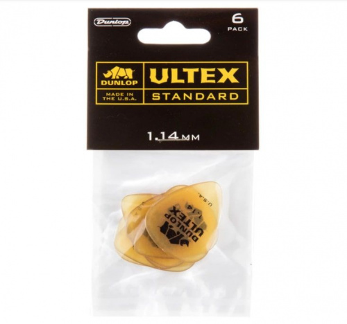 Набор медиаторов Dunlop Ultex Standard 421R114 1.14mm (72шт) - JCS.UA фото 4