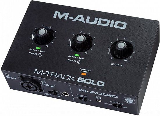 USB-аудіоінтерфейс M-Audio M-Track Solo